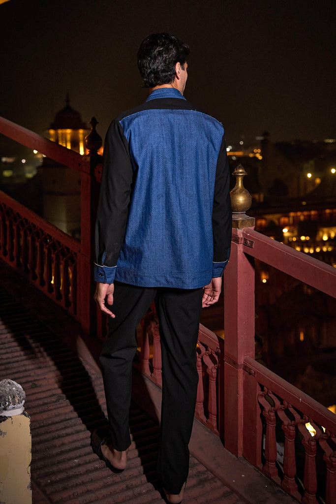 BLACK/INDIGO PANT - dash and dot dash and dot