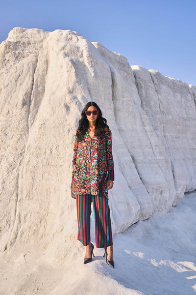SHAWL STRIPE PANT - dash and dot