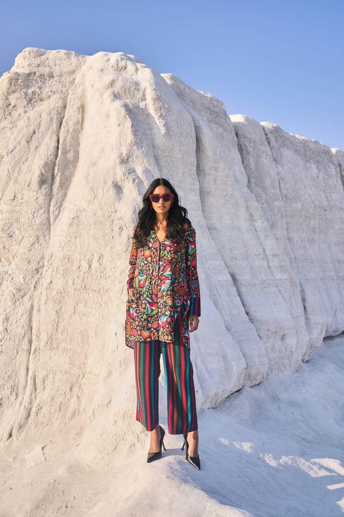 SHAWL STRIPE PANT - dash and dot dash and dot