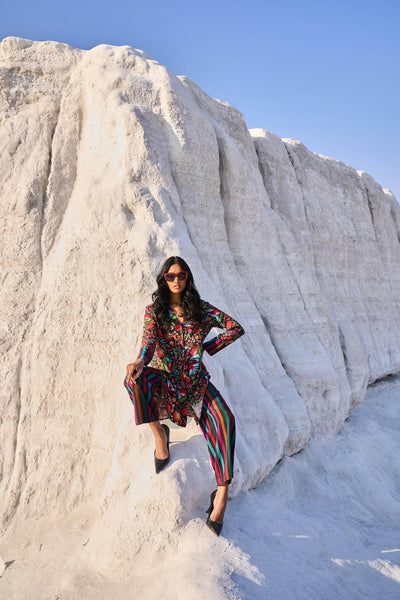 SHAWL STRIPE PANT - dash and dot