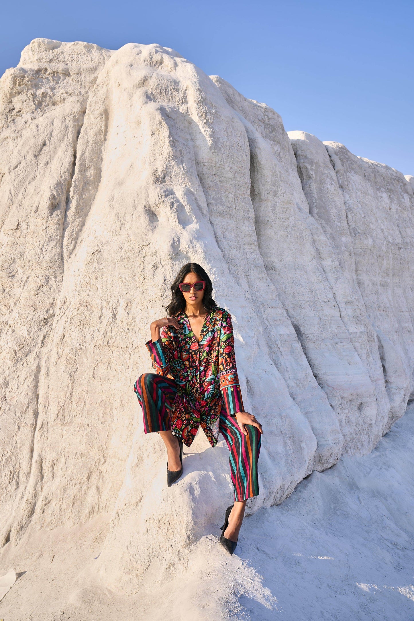 SHAWL STRIPE PANT - dash and dot