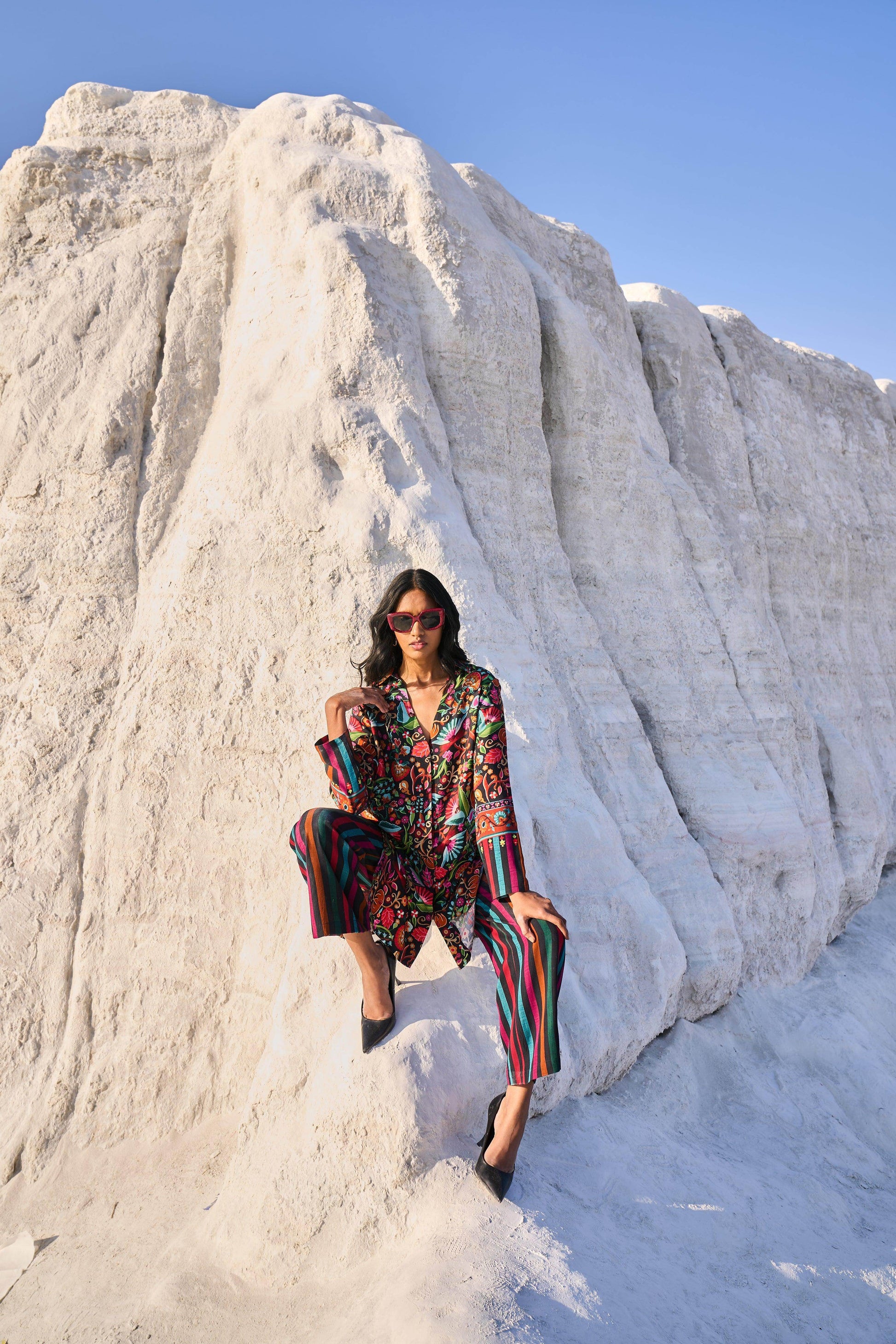 SHAWL STRIPE PANT - dash and dot