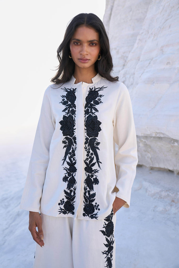 FRONT & SIDE EMBROIDERED SET - dash and dot dash and dot