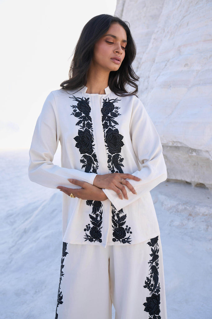 FRONT & SIDE EMBROIDERED SET - dash and dot dash and dot