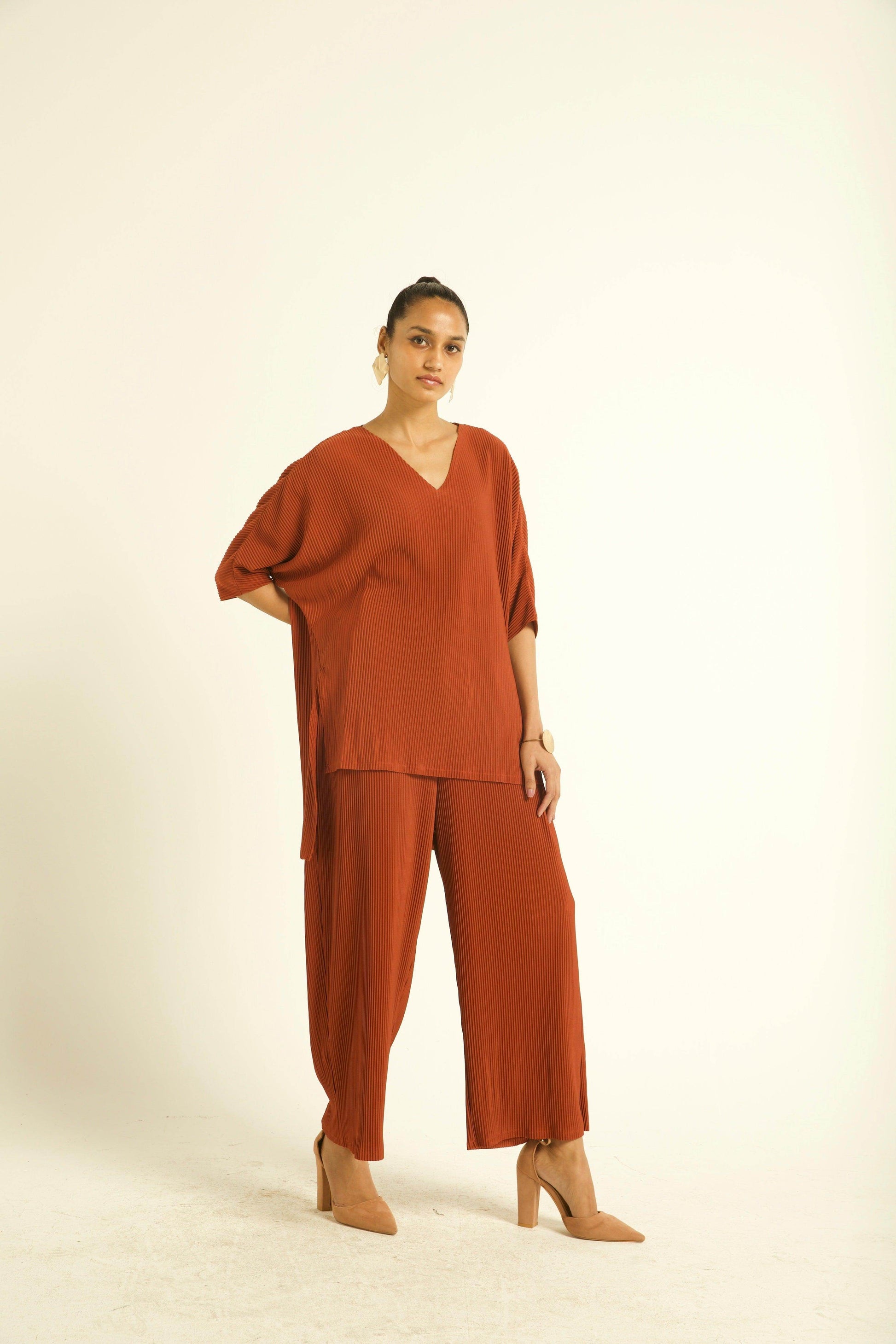 PLEAT PANT - dash and dot