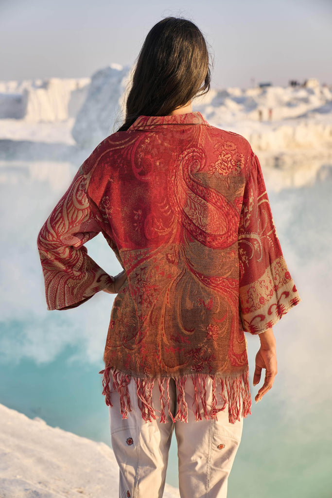 SHAWL TOP - dash and dot dash and dot