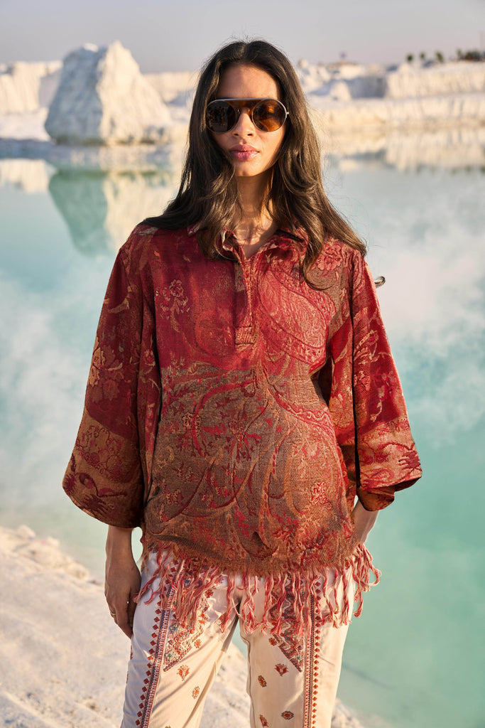 SHAWL TOP - dash and dot dash and dot