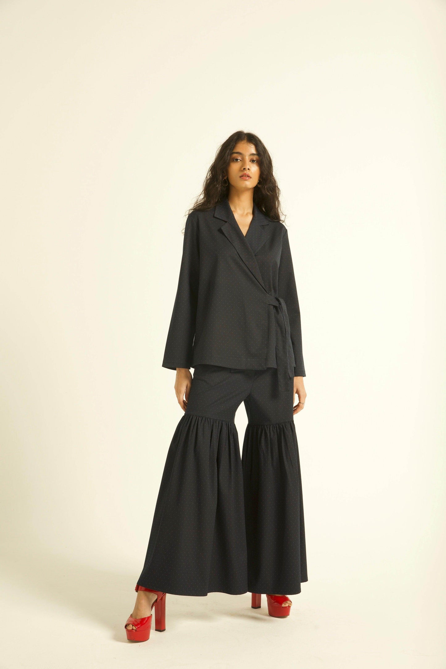 FIT & FLAIR PANT TOP - dash and dot