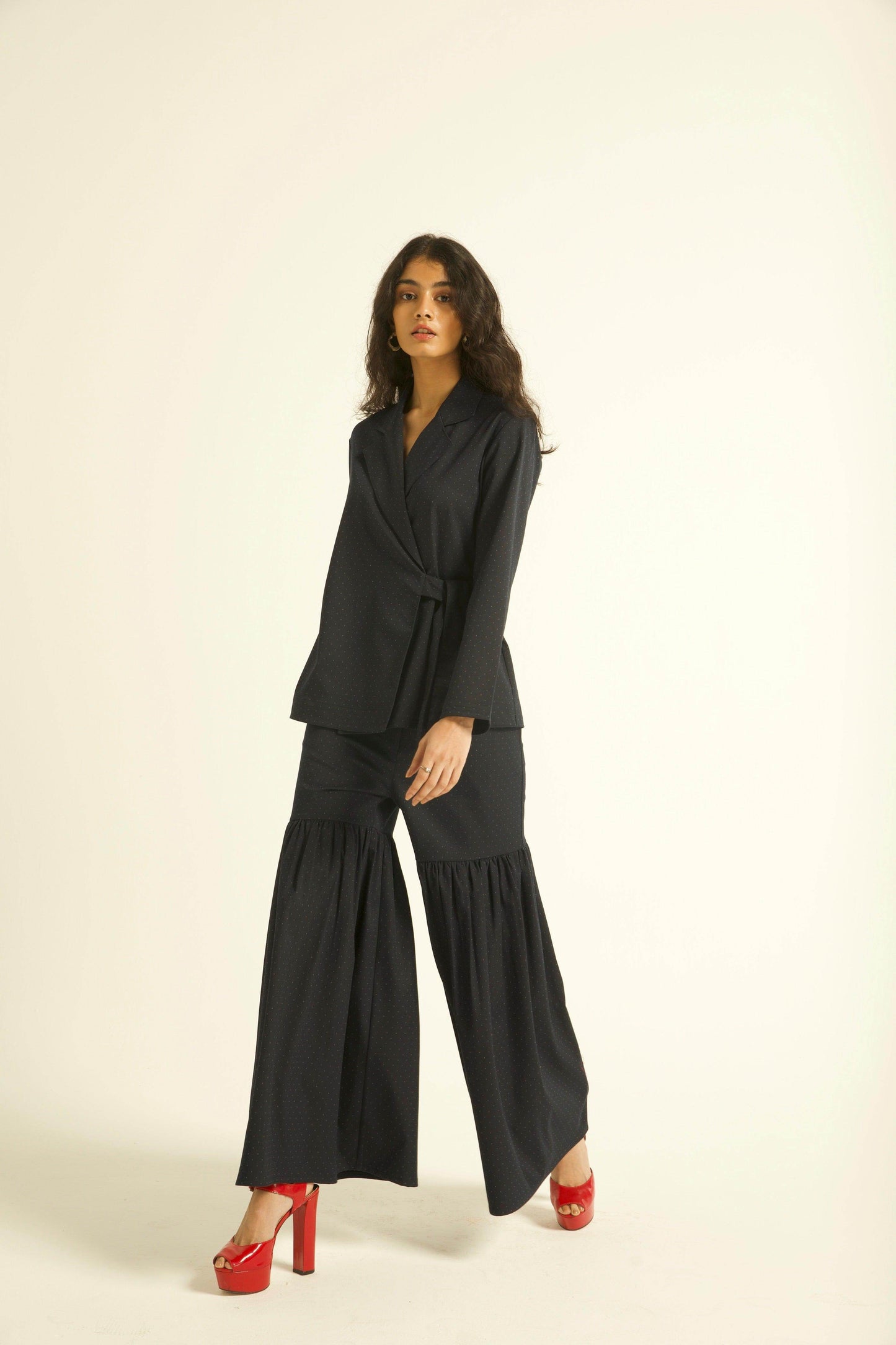 FIT & FLAIR PANT TOP - dash and dot