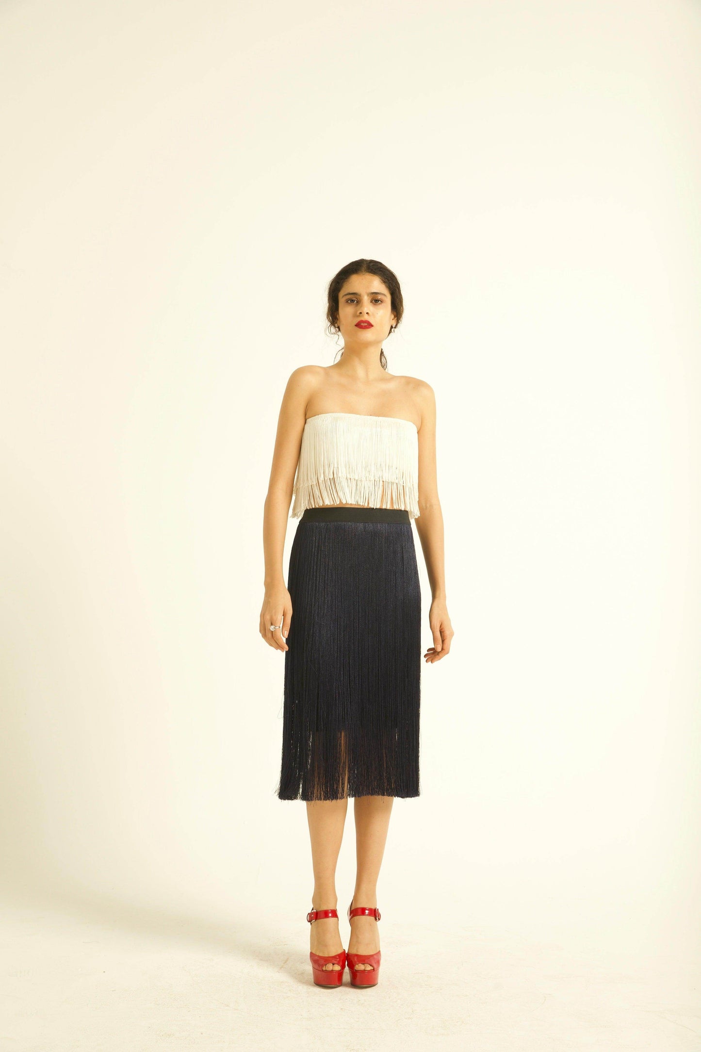 FRINGE SKIRT - dash and dot