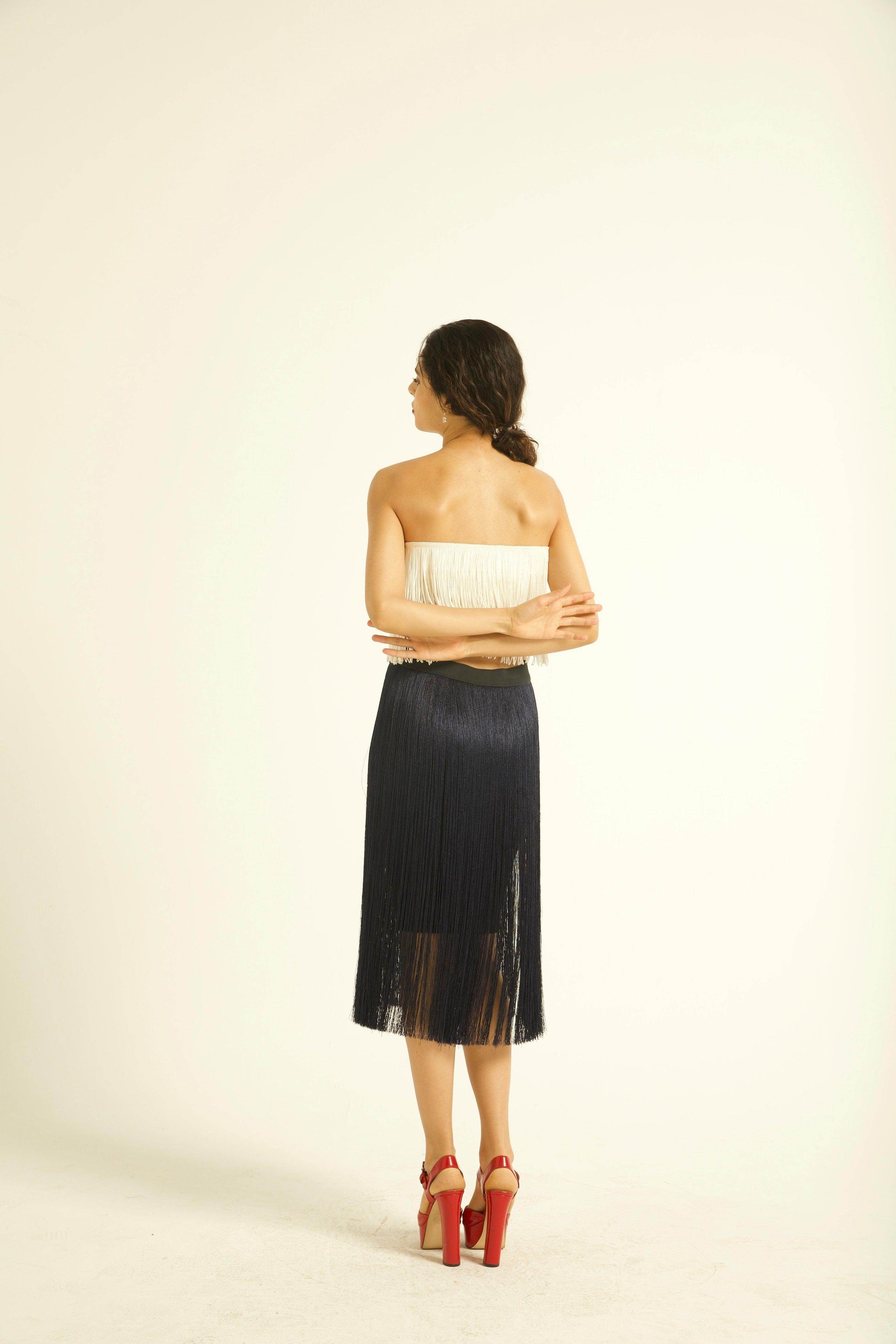 FRINGE SKIRT - dash and dot