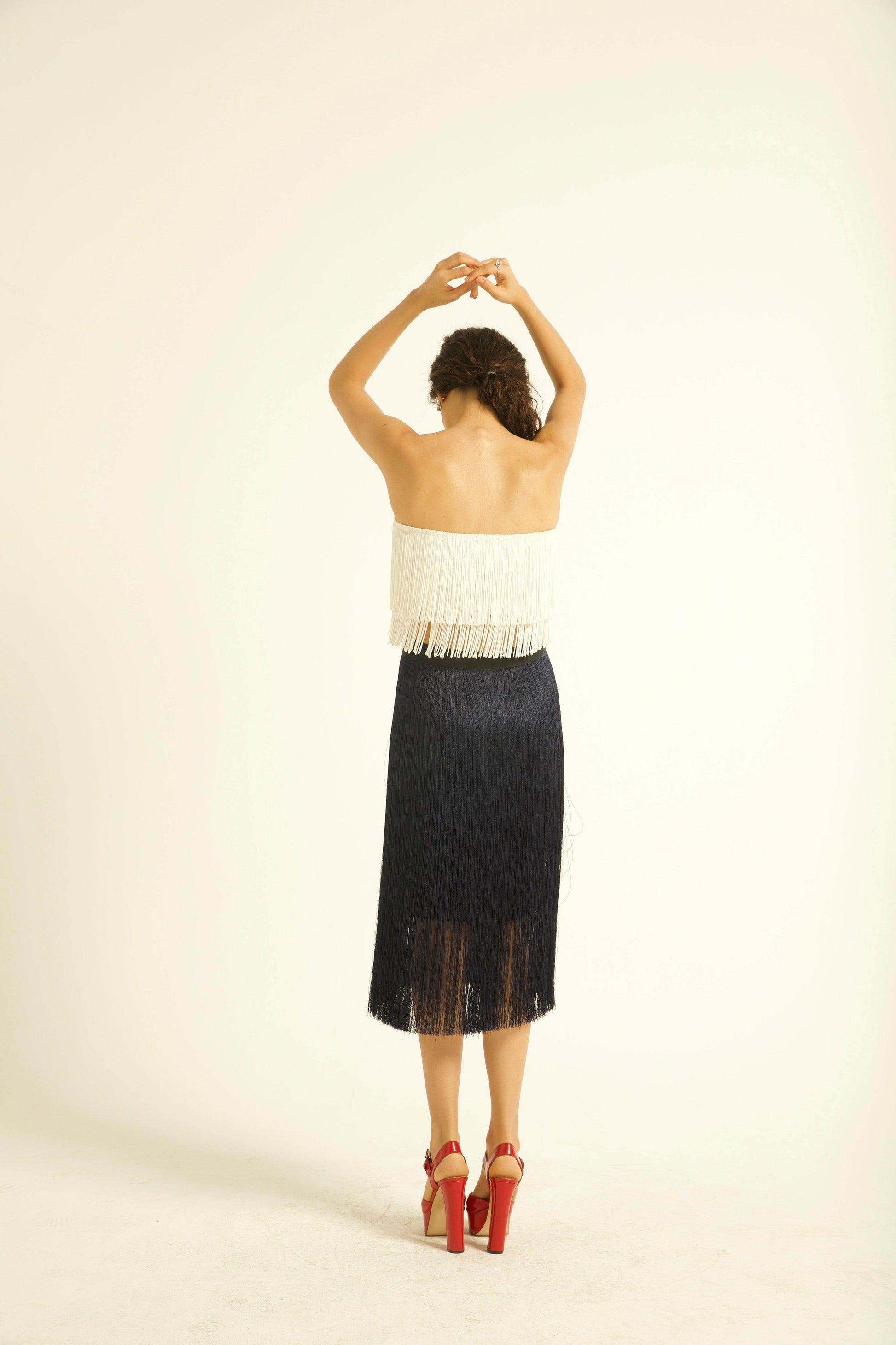 FRINGE SKIRT - dash and dot