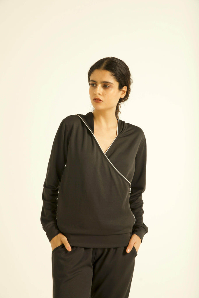 WRAP HOODIE SET - dash and dot dash and dot