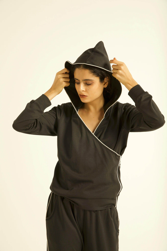 WRAP HOODIE SET - dash and dot dash and dot