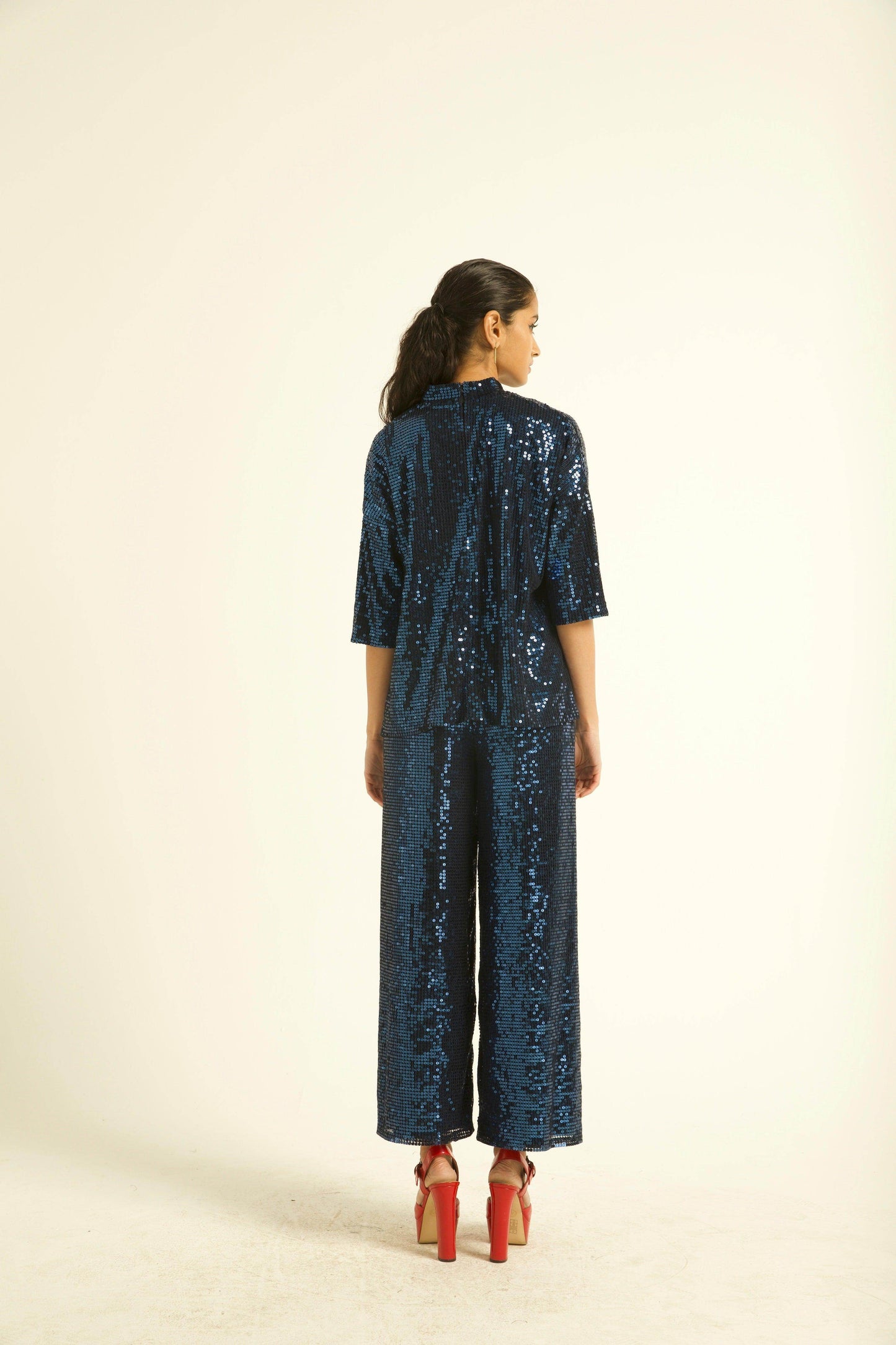 BLUE SEQUIN SET - dash and dot