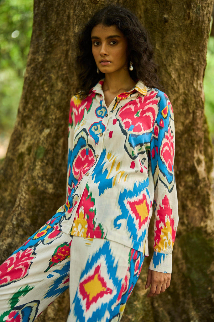 IKAT PRINT SET - dash and dot dash and dot