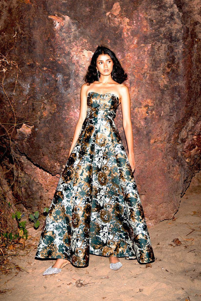 BROCADE GOWN - dash and dot dash and dot