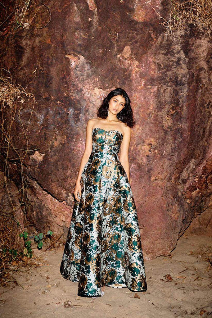 BROCADE GOWN - dash and dot dash and dot