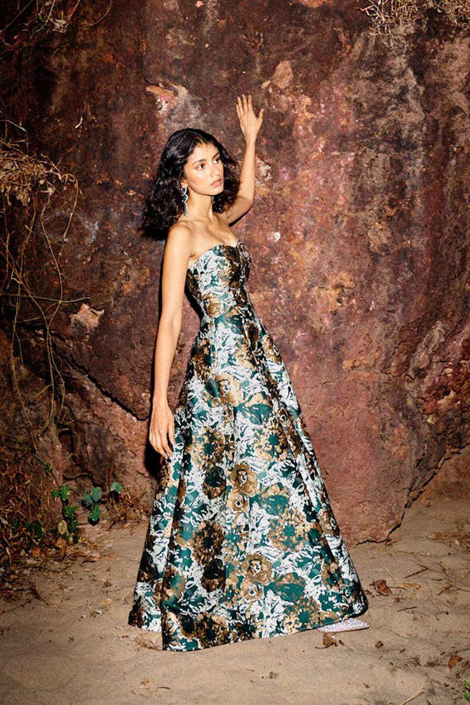 BROCADE GOWN - dash and dot dash and dot