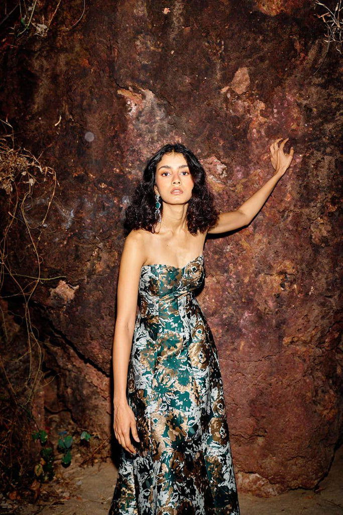 BROCADE GOWN - dash and dot dash and dot