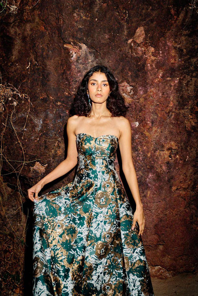 BROCADE GOWN - dash and dot dash and dot