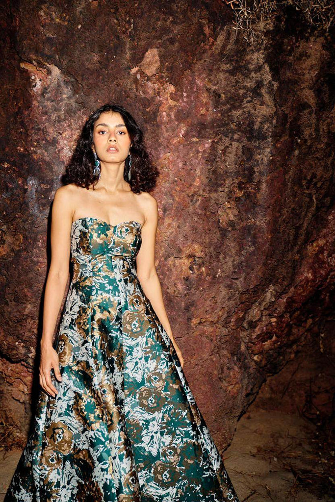 BROCADE GOWN - dash and dot dash and dot