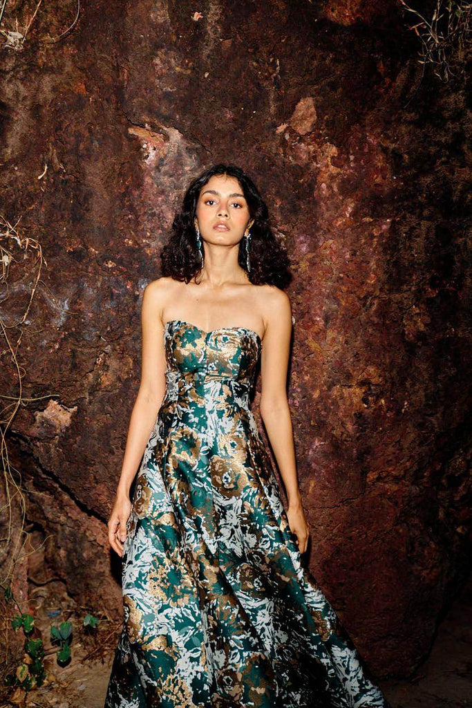 BROCADE GOWN - dash and dot dash and dot