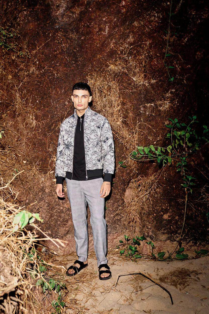 JUNGLE JACQUARD BOMBER - dash and dot dash and dot