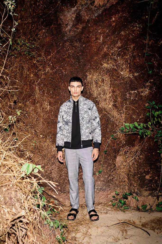 JUNGLE JACQUARD BOMBER - dash and dot dash and dot