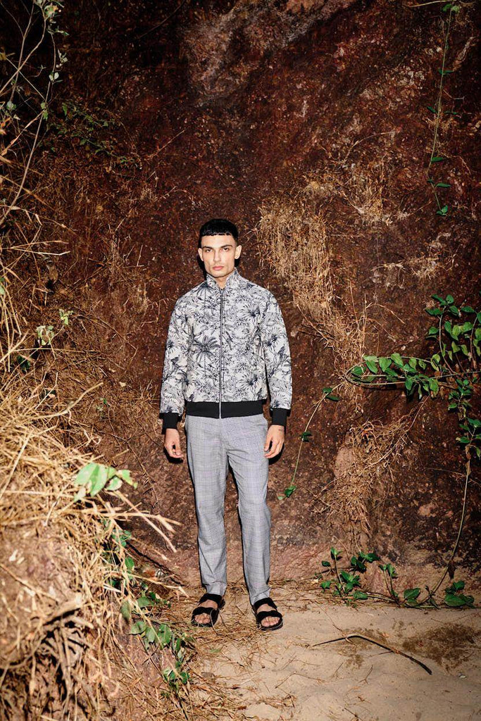 JUNGLE JACQUARD BOMBER - dash and dot dash and dot