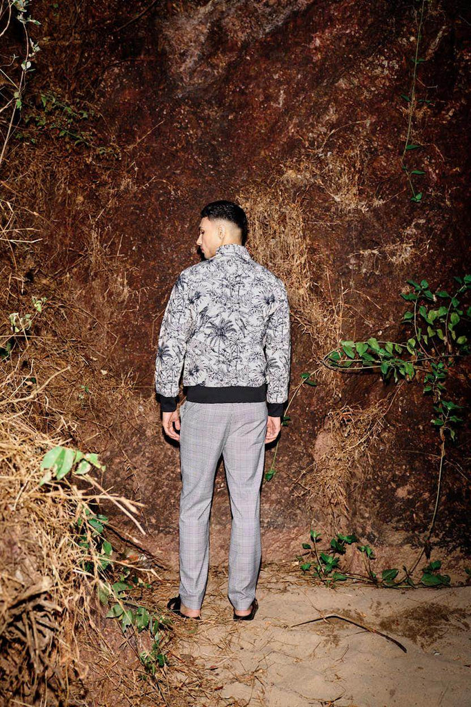 JUNGLE JACQUARD BOMBER - dash and dot dash and dot