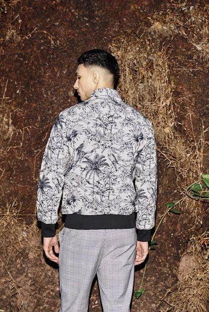 JUNGLE JACQUARD BOMBER - dash and dot dash and dot