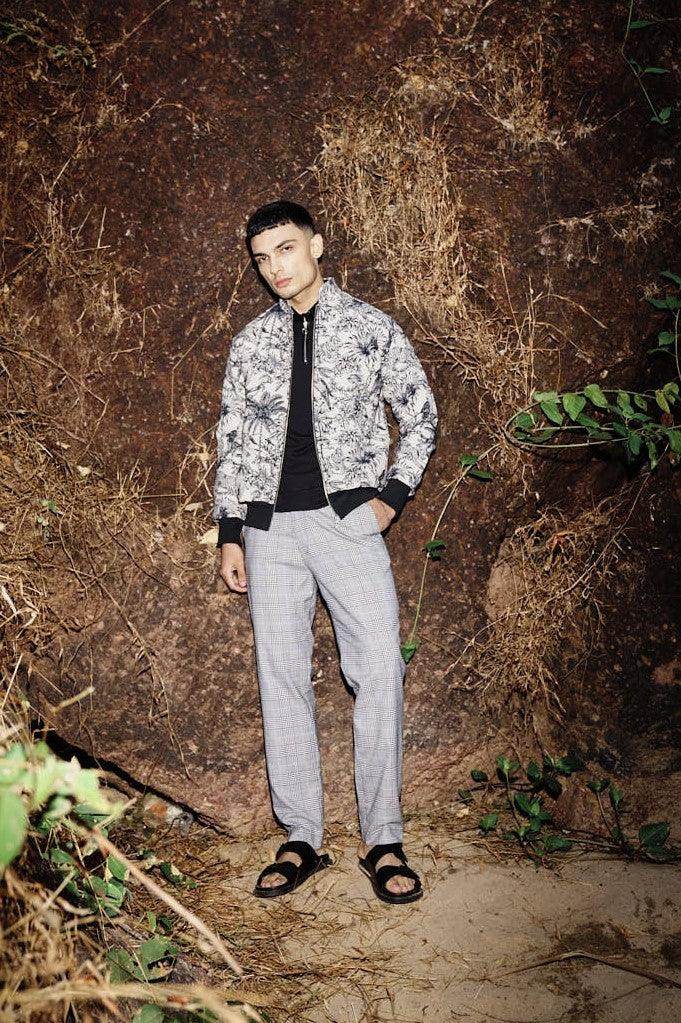 JUNGLE JACQUARD BOMBER - dash and dot dash and dot