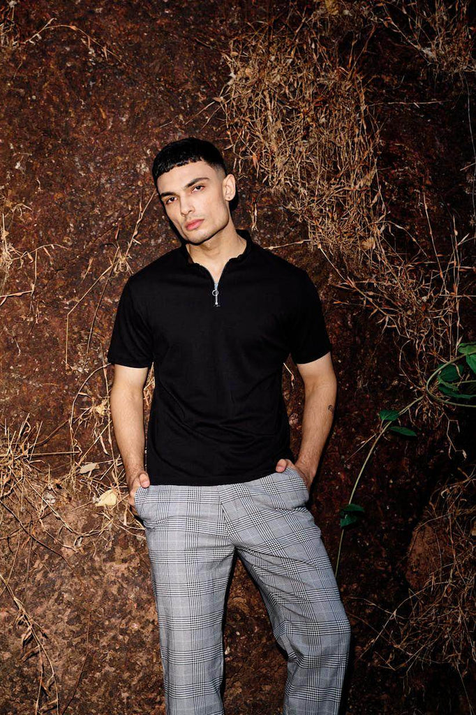 ZIP NECK POLO - dash and dot dash and dot