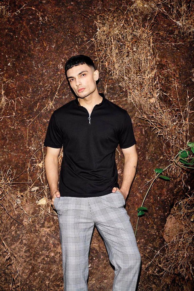 ZIP NECK POLO - dash and dot dash and dot