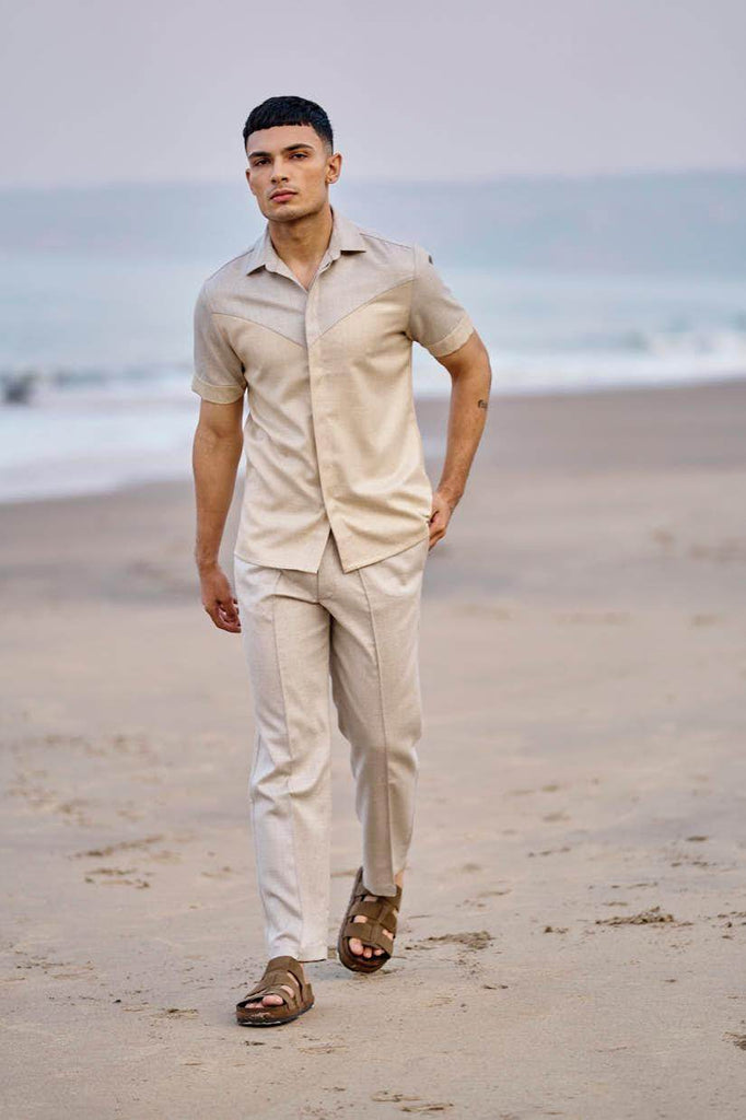 BEIGE BLOCKED SET - dash and dot dash and dot