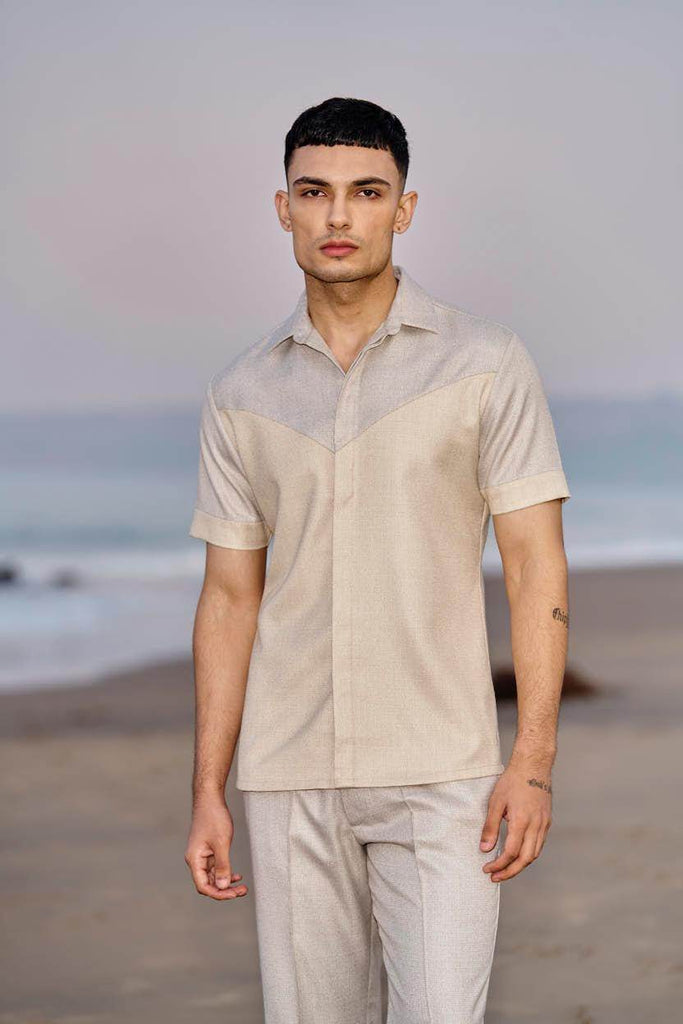 BEIGE BLOCKED SET - dash and dot dash and dot