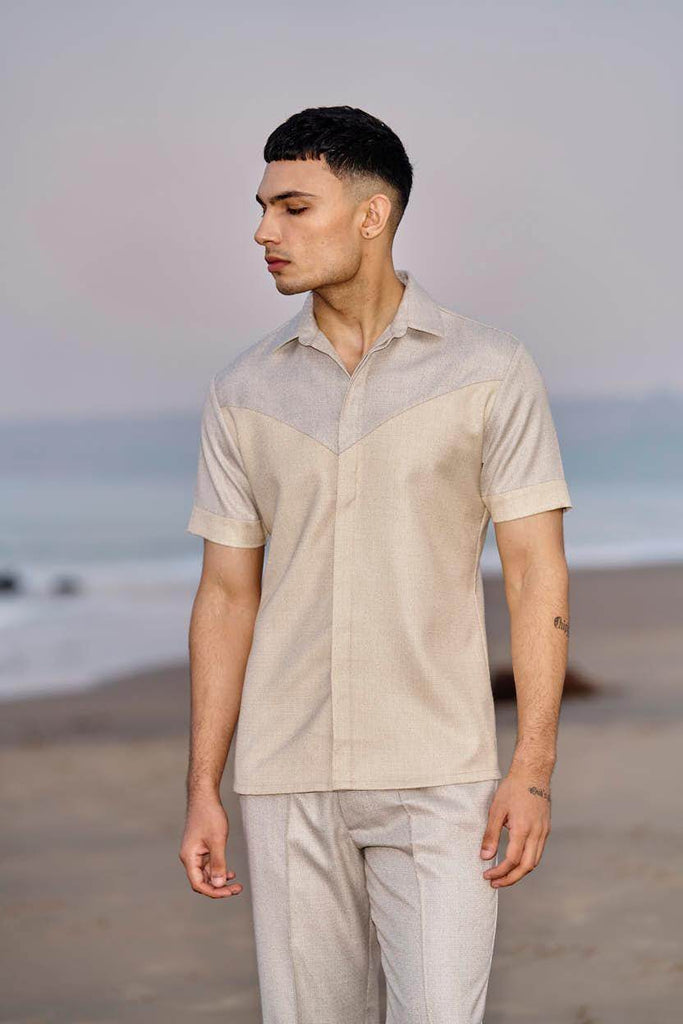 BEIGE BLOCKED SET - dash and dot dash and dot