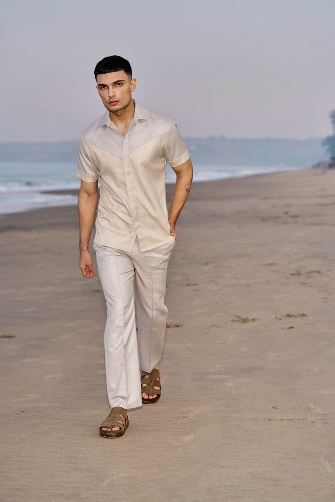 BEIGE BLOCKED SET - dash and dot dash and dot