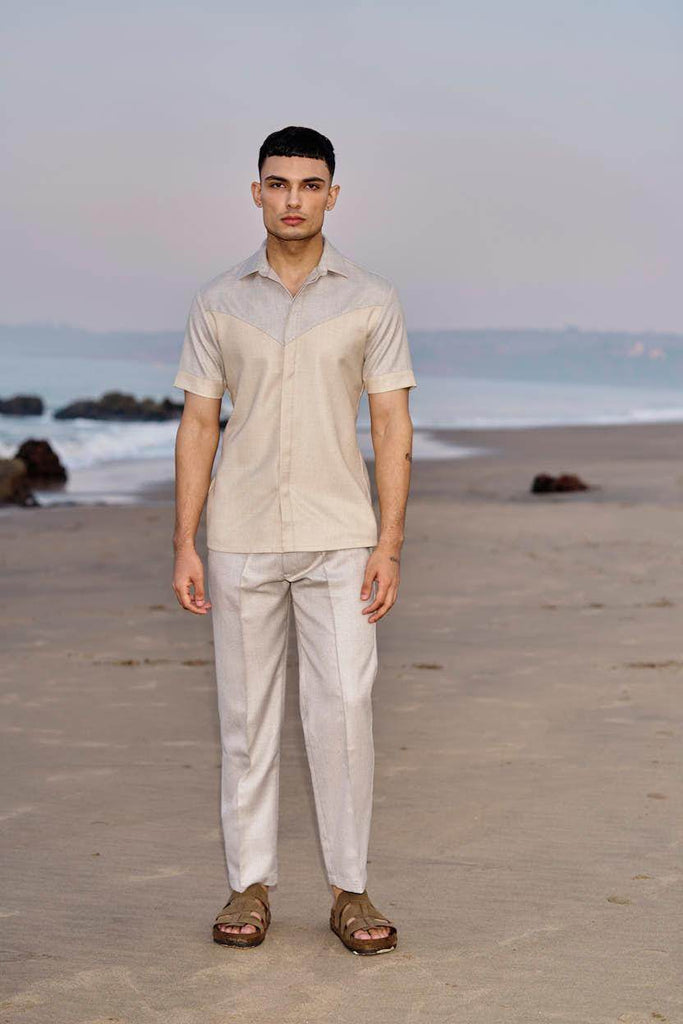 BEIGE BLOCKED SET - dash and dot dash and dot