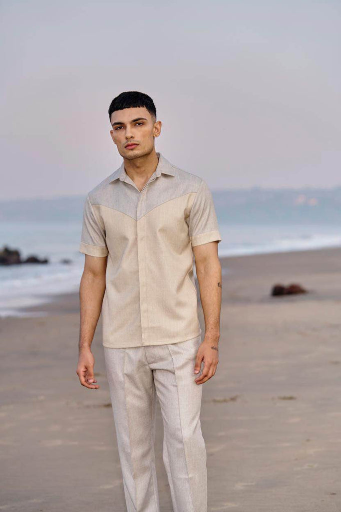 BEIGE BLOCKED SET - dash and dot dash and dot