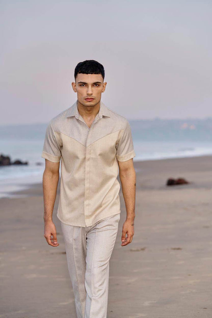 BEIGE BLOCKED SET - dash and dot dash and dot