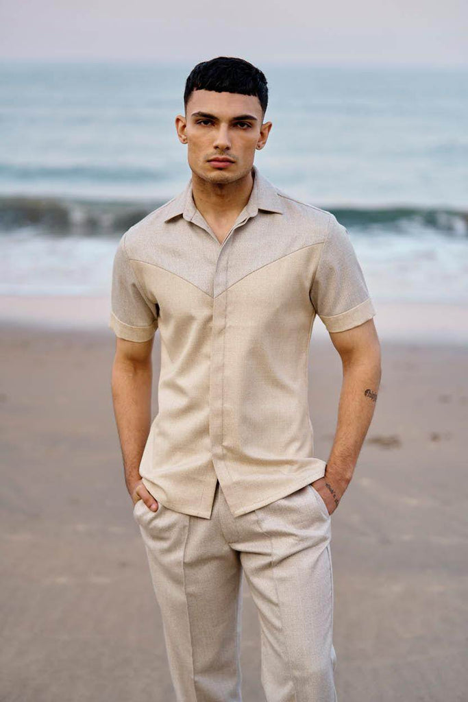 BEIGE BLOCKED SET - dash and dot dash and dot