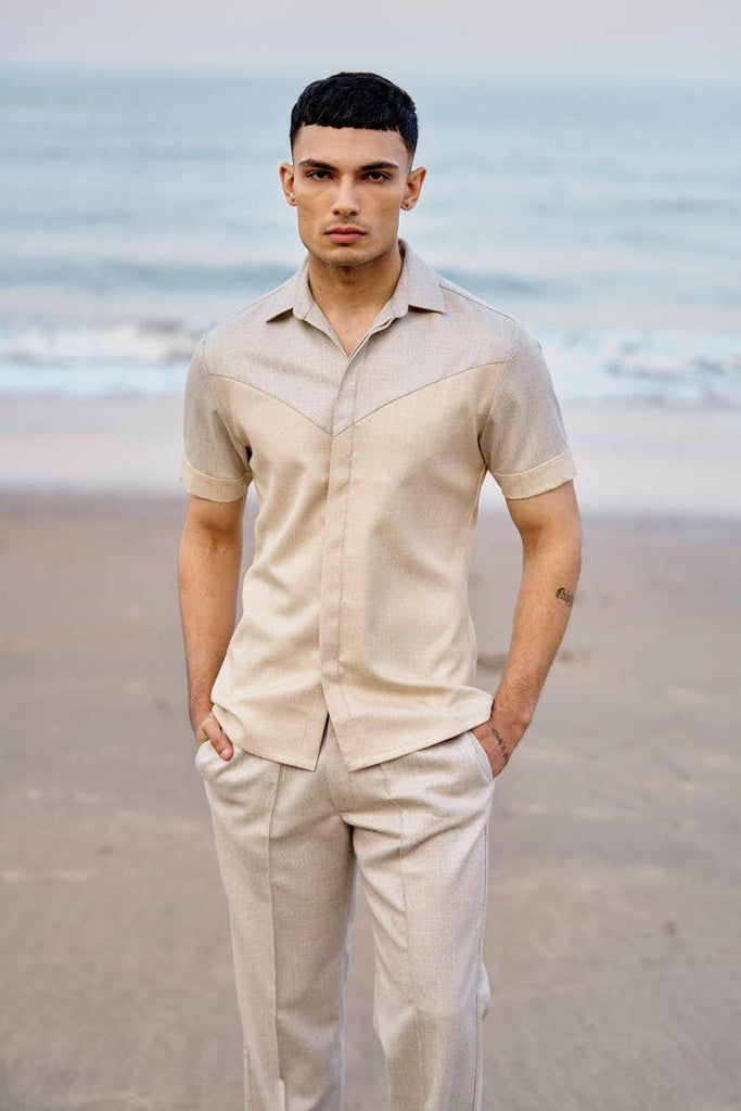 BEIGE BLOCKED SET - dash and dot dash and dot