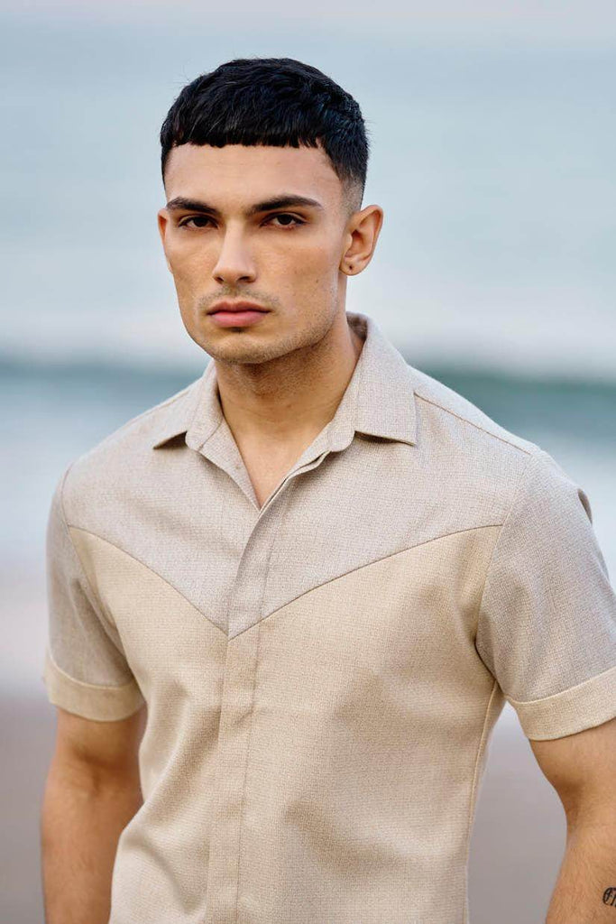 BEIGE BLOCKED SET - dash and dot dash and dot