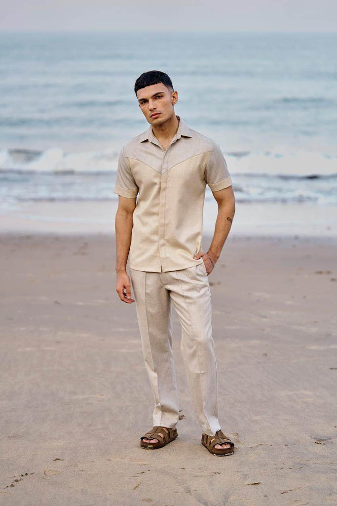 BEIGE BLOCKED SET - dash and dot dash and dot