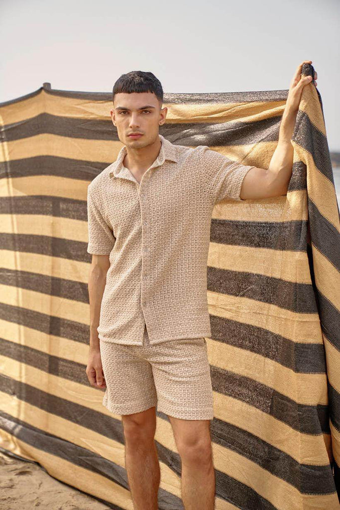 TEXTURED LACE SHIRT - dash and dot dash and dot