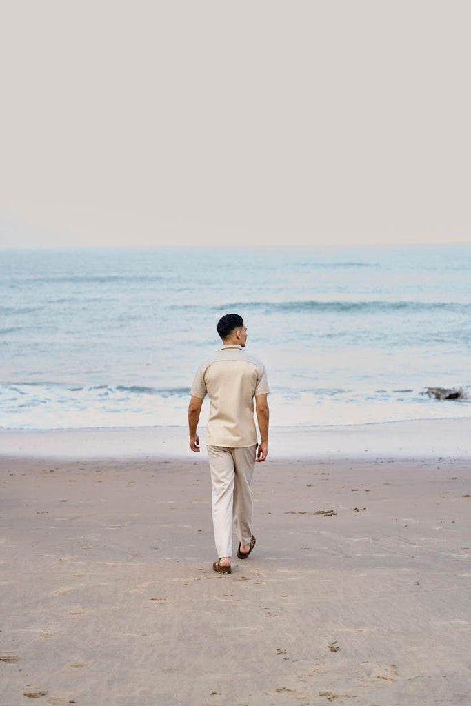 BEIGE BLOCKED SET - dash and dot dash and dot