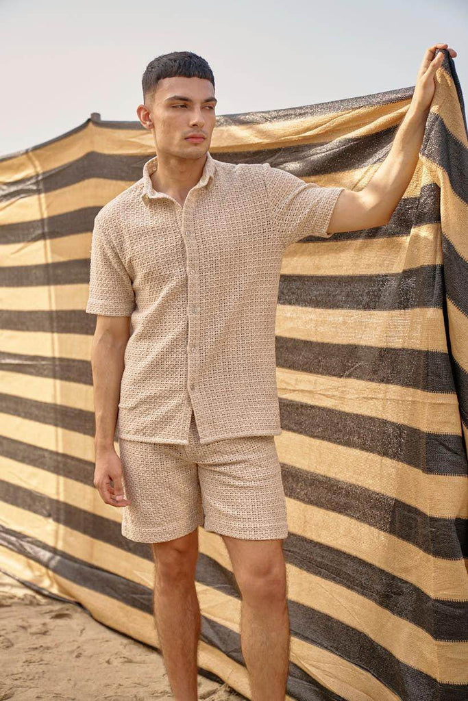 TEXTURED LACE SHIRT - dash and dot dash and dot