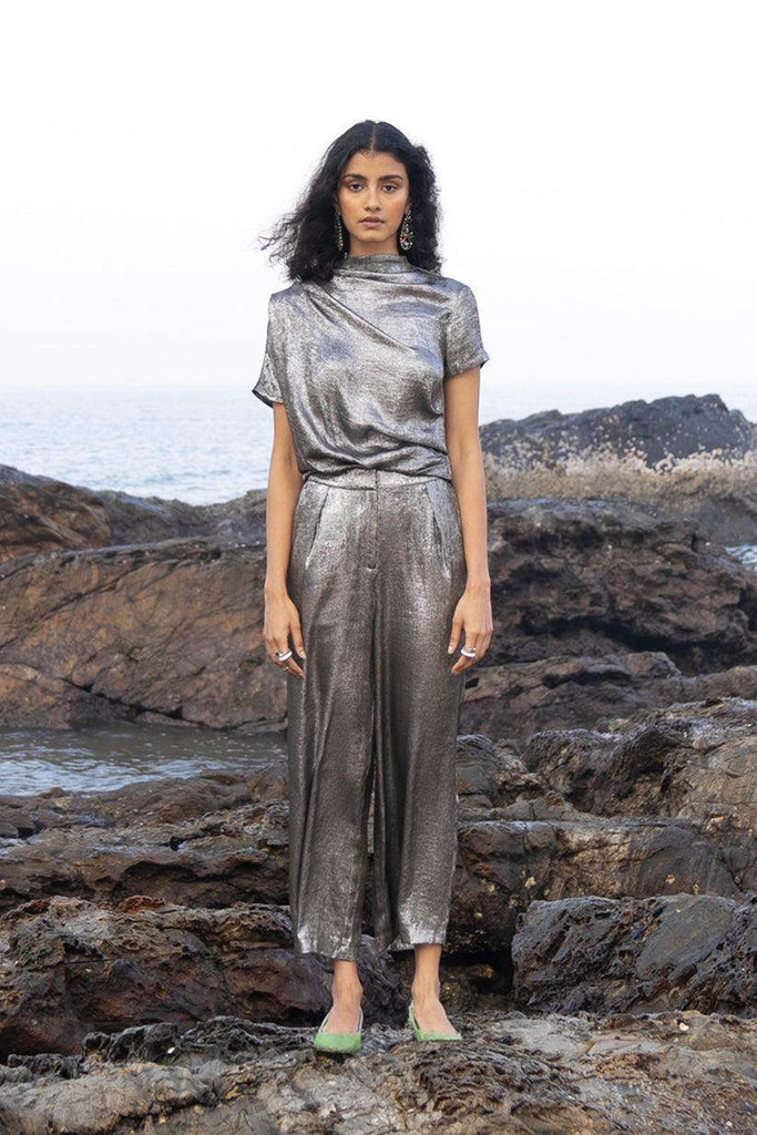 LAMÉ PANT - dash and dot dash and dot